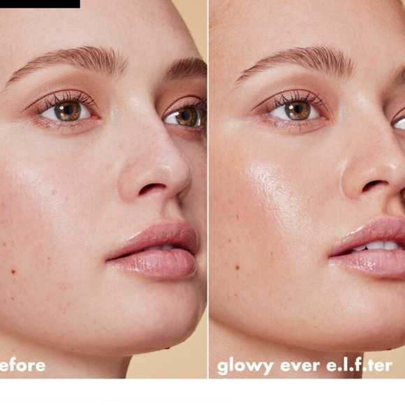 Elf Skin Bronzing Drops in 2 Pure Gold w/yellow gold shimmer light-tan skin tone - Picture 5 of 8